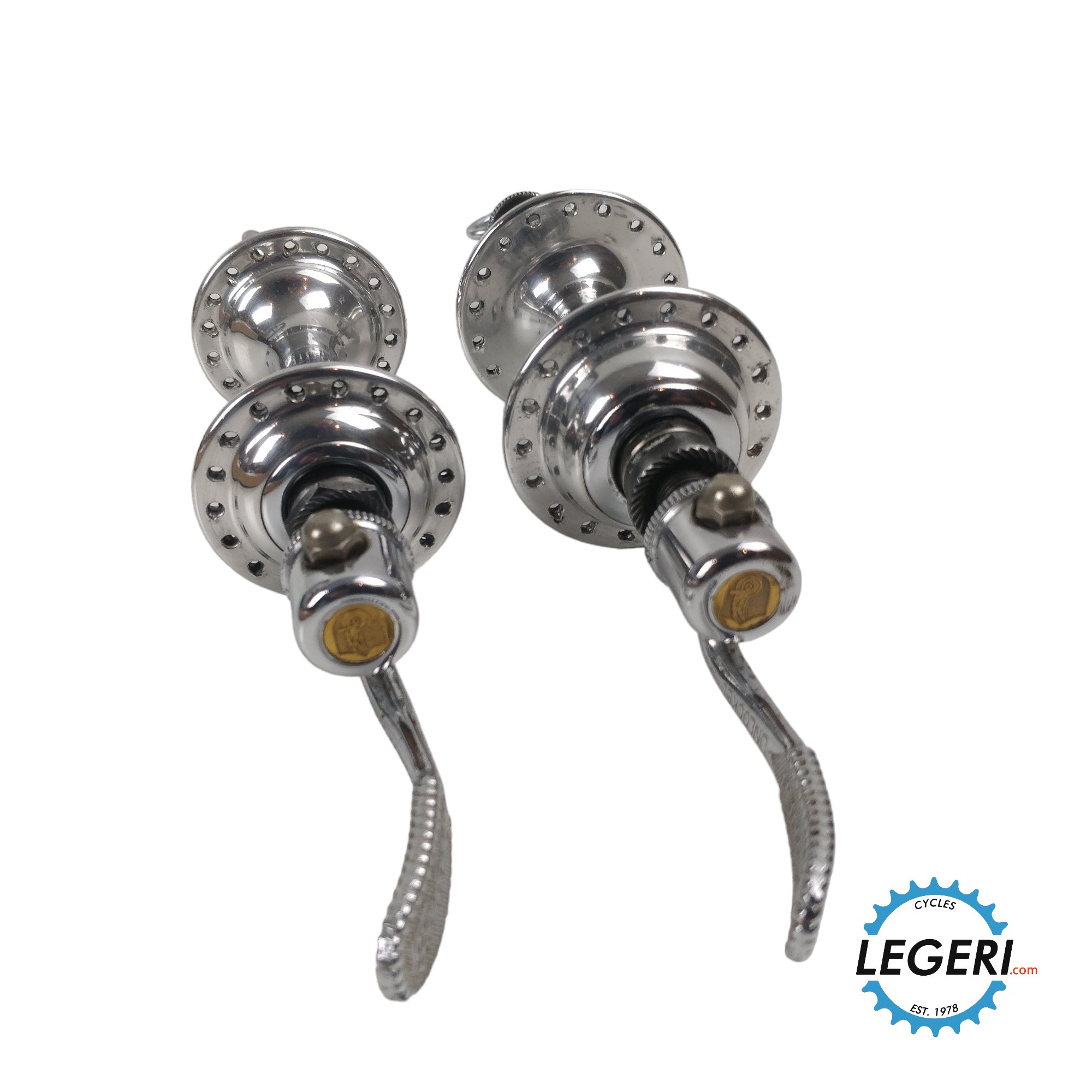 Campagnolo 50th anniversary hubs quick releases - LEGERI.com