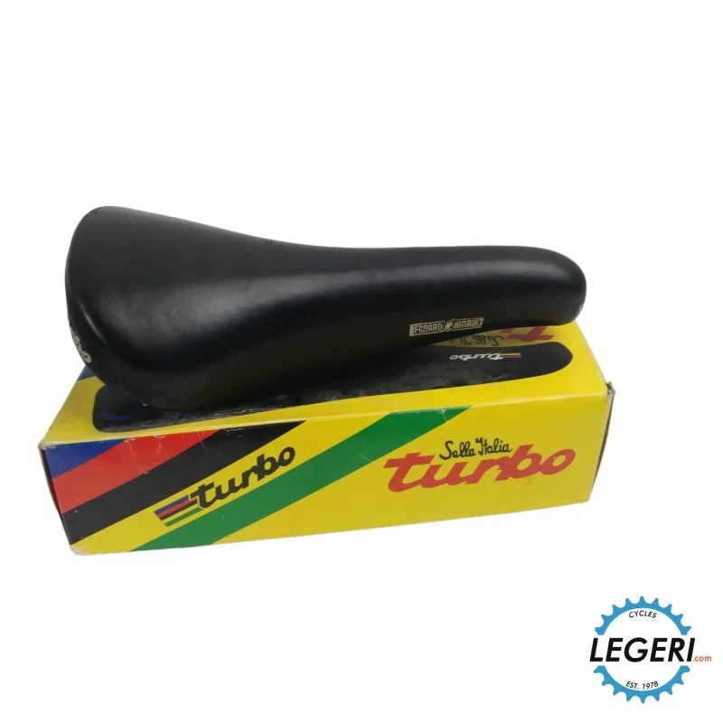 Selle Italia Turbo Bernard Hinault saddle with box LEGERI.com Selle Italia Turbo Bernard Hinault saddle with box