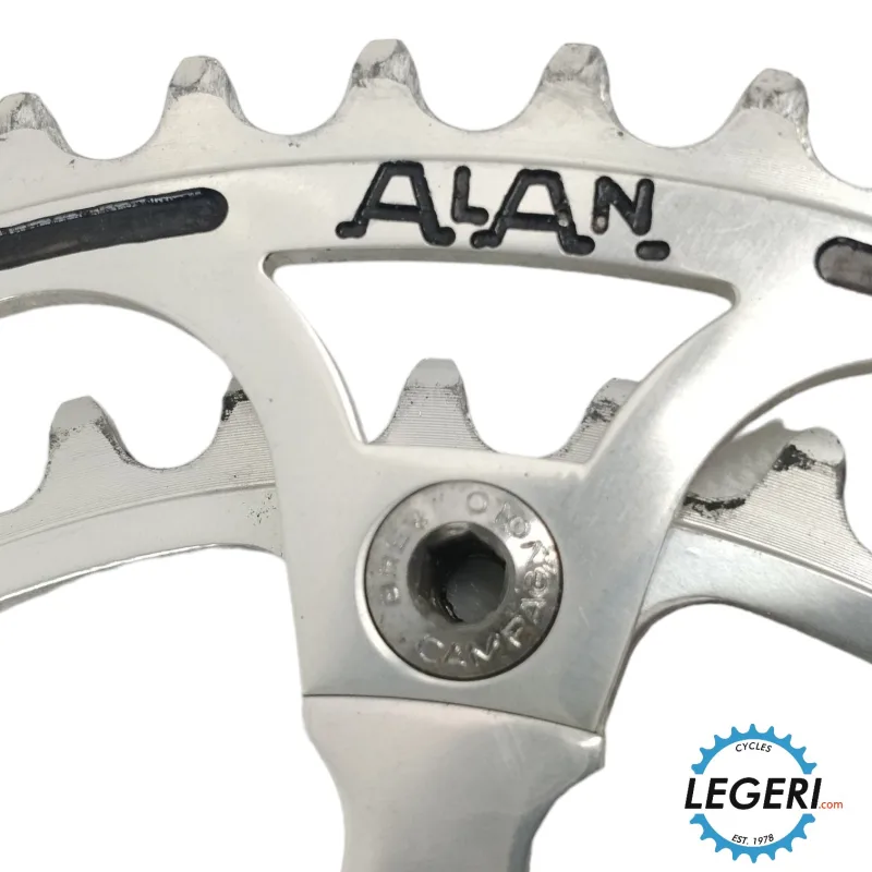 Campagnolo Super Record crankset ALAN panto chainring LEGERI.com Campagnolo Super Record crankset ALAN panto chainring