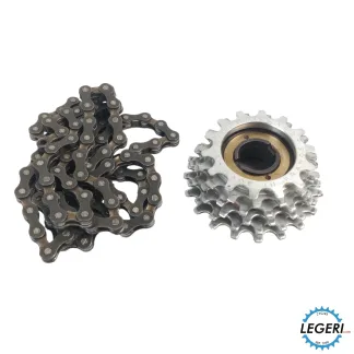 Maillard 700 Super Course Gold freewheel 6 speed Sedis chain