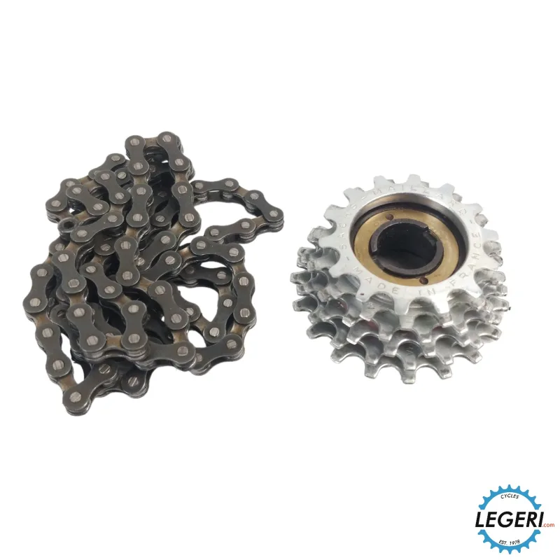 Maillard 700 Super Course Gold freewheel 6 speed Sedis chain