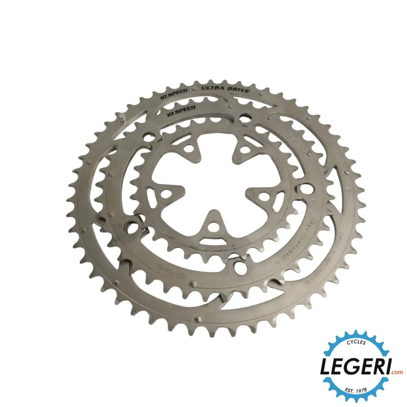 Campagnolo 10 speed Ultra drive chainring 53 42 30 NOS 135 mm bcd