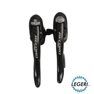 Campagnolo Record carbon 9 speed shifters Ergopowers bb system