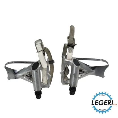 Shimano 105 pd-1055 Pedals with Toe clips LL 2