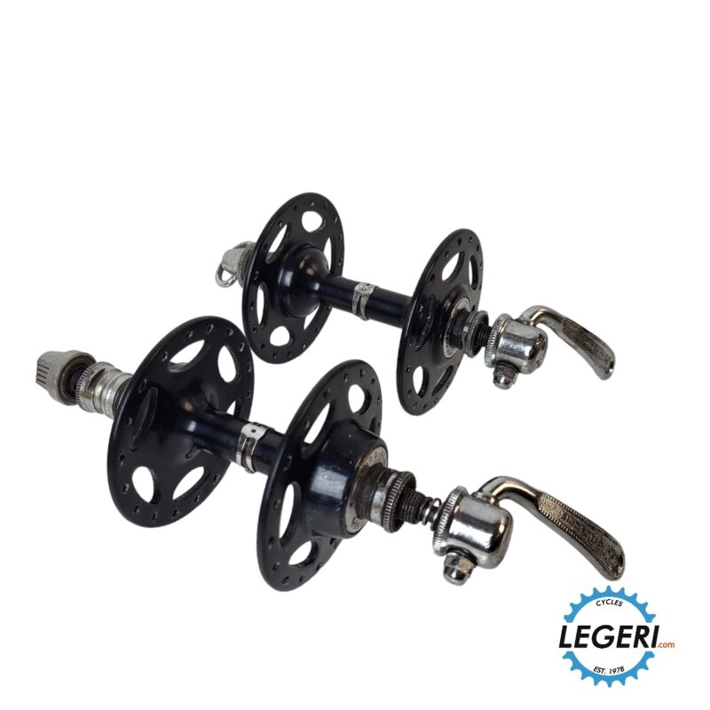 Shimano Dura Ace first generation high flange hubs black LEGERI.com Shimano Dura Ace first generation high flange hubs black