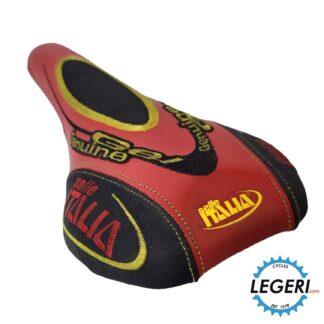 Selle Italia Sphere saddle Genuine Gel Red black yellow LEGERI.com Selle Italia Sphere saddle Genuine Gel Red black yellow