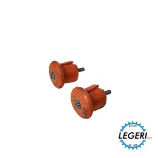 Milremo handlebars end plug orange pair 2