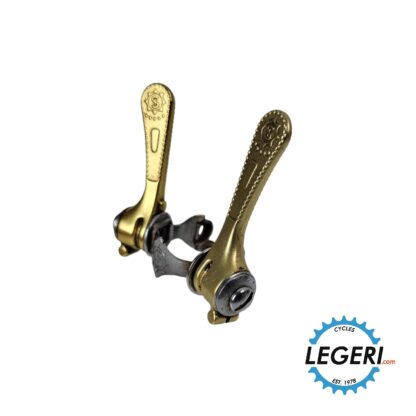 Simplex SLJ gold retrofriction downtube shifters 1st generation 3