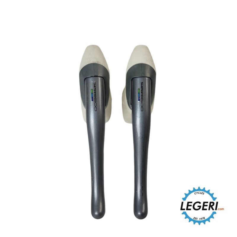 Shimano 600 tricolor Ultegra bl-6400 brake levers white covers