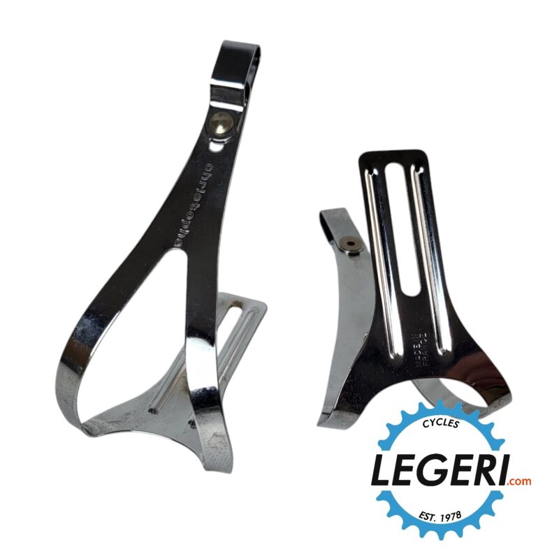 Christophe adjustable chromed steel toeclips Maillard cxc NOS