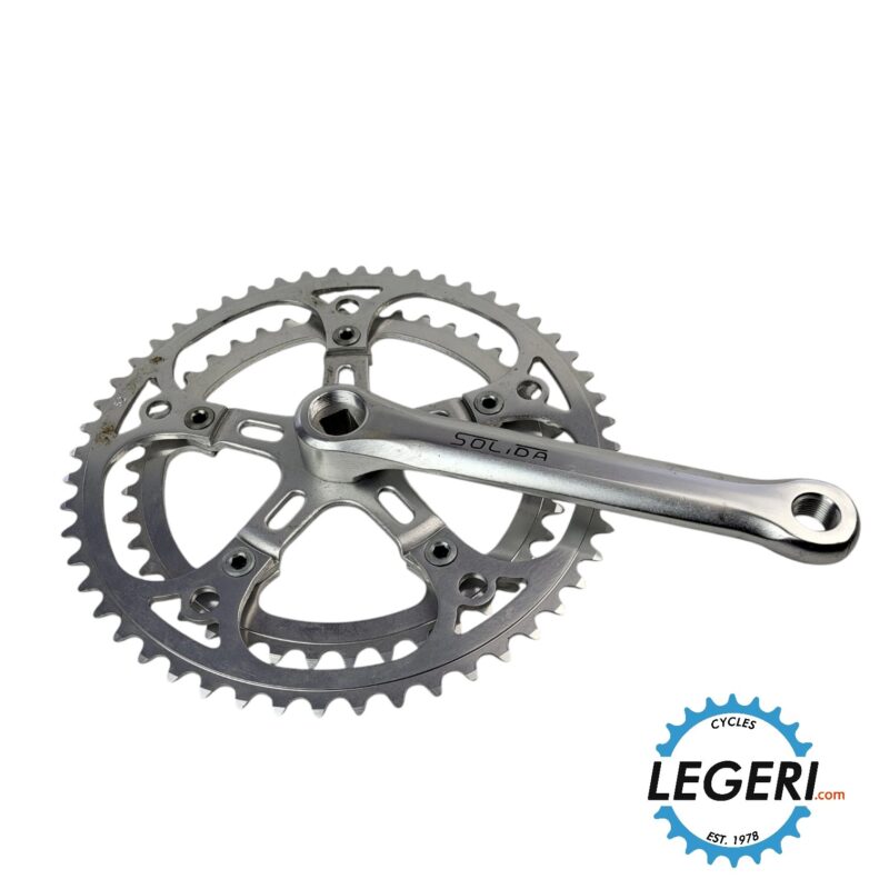 NOS Solida crank 52 42 chainring 122 mm BCD LEGERI.com NOS Solida crank 52 42 chainring 122 mm BCD
