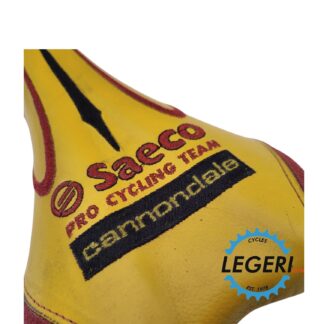 Code Saeco Cannondale Pro Cycling Team zadel geel
